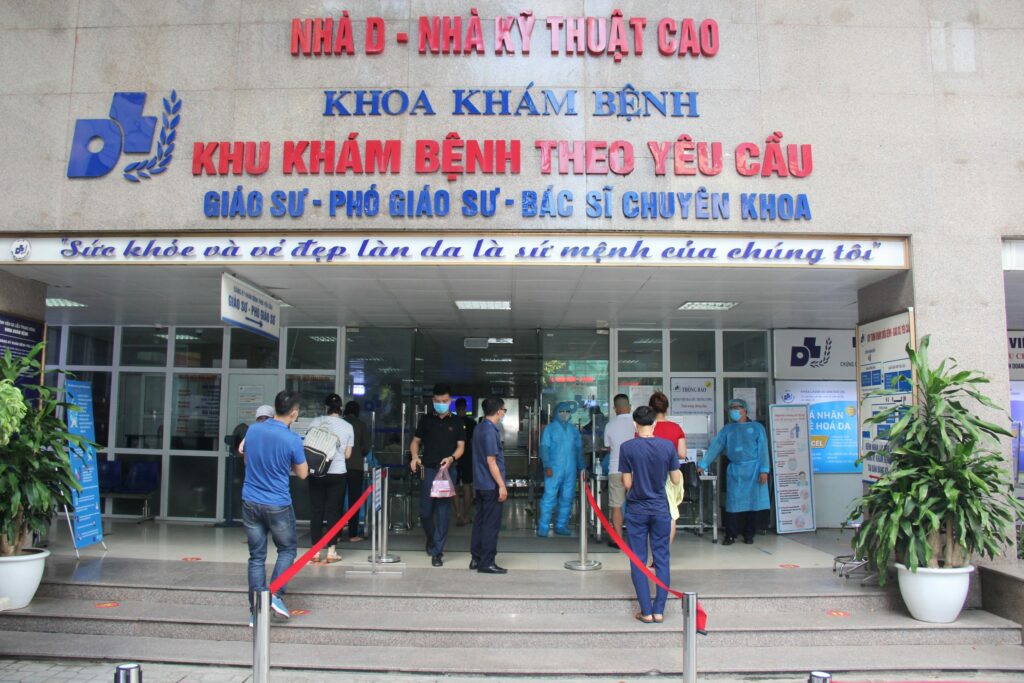 Khoa khám bệnh của Bệnh viện Da liễu Trung ương