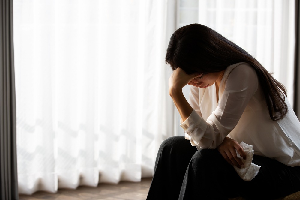 Căng thẳng là một nguyên nhân gây trễ kinh nhưng không có dấu hiệu mang thai