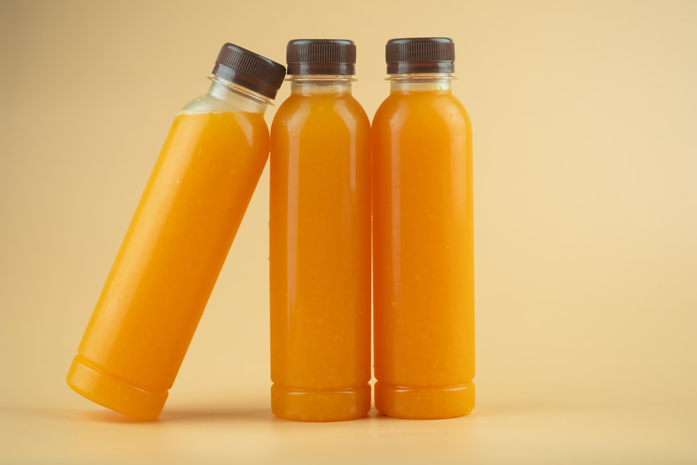 Một chai nước cam chứa bao nhiêu calo?